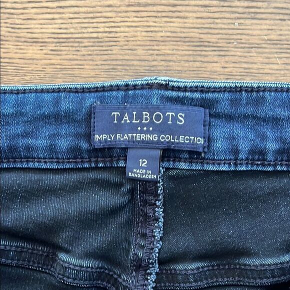 Talbots Simply Flattering Collection Deep Blue Jeggings - Picture 2 of 9